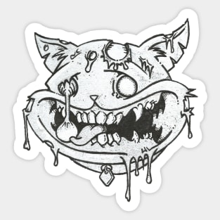 Melty Face Dream Cat Sticker